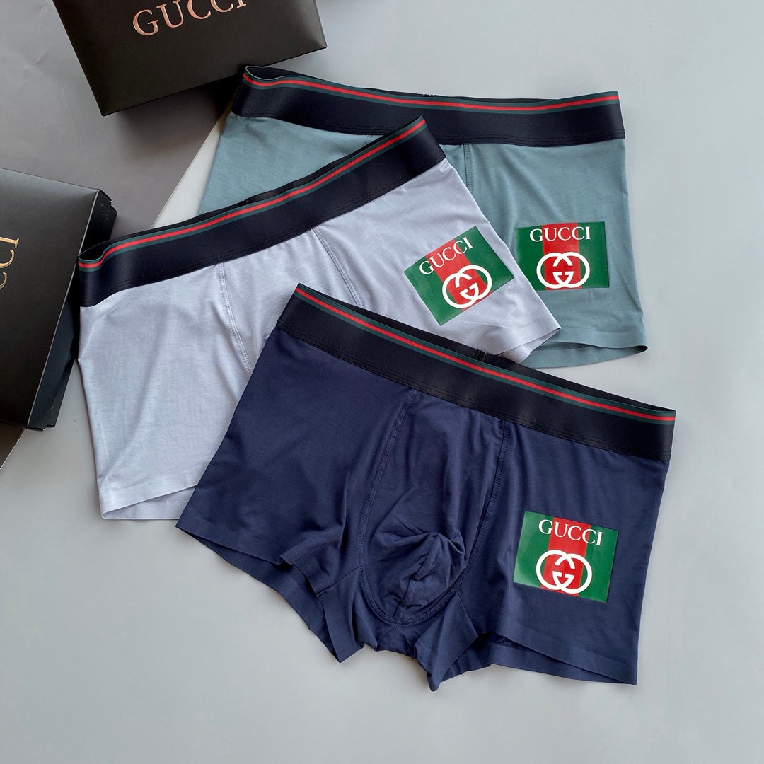 Gucci Modal Men's Boxer Briefs - 3-Piece Box