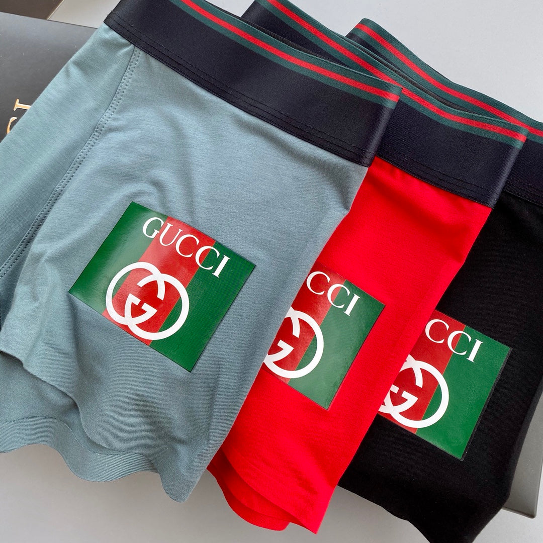 Gucci Modal Men's Boxer Briefs - 3-Piece Box