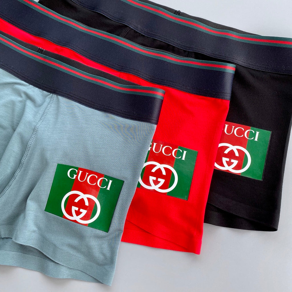 Gucci Modal Men's Boxer Briefs - 3-Piece Box