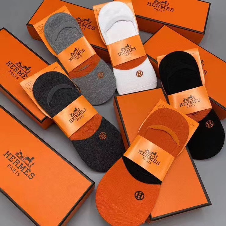 Hermes Short Socks - 5-Pair Pack