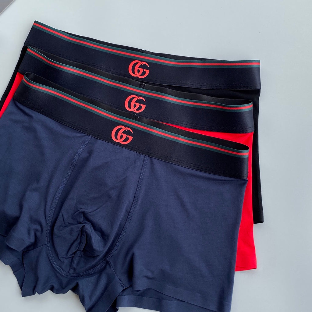 Gucci Modal Men's Boxer Briefs - 3-Piece Box