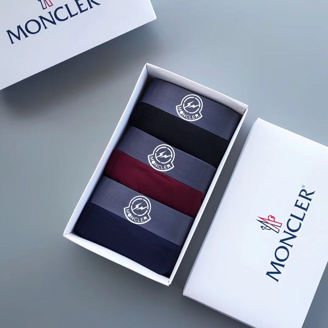 Moncler Modal Men's Boxer Briefs - 3-Piece Box