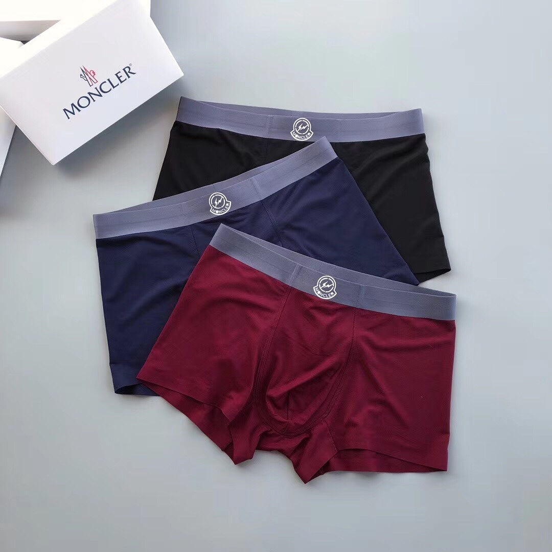 Moncler Modal Men's Boxer Briefs - 3-Piece Box