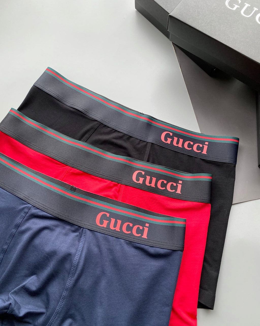 Gucci Modal Men's Boxer Briefs - 3-Piece Box