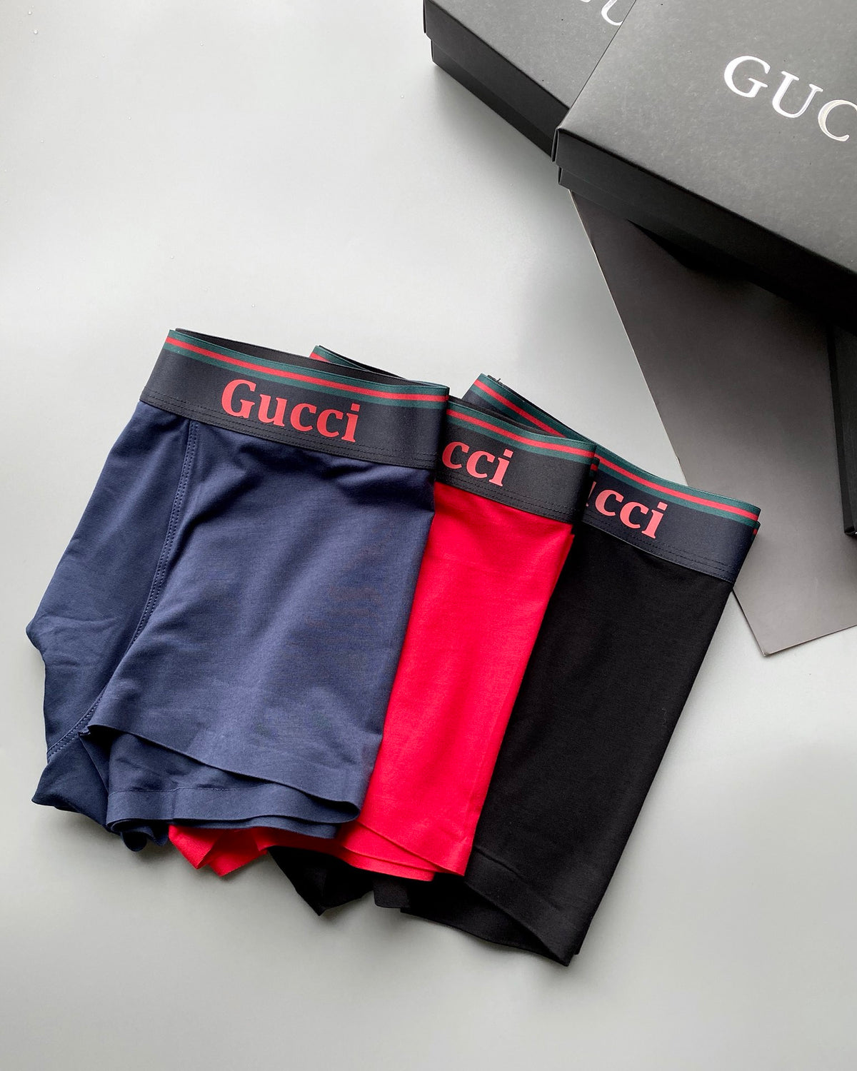 Gucci Modal Men's Boxer Briefs - 3-Piece Box