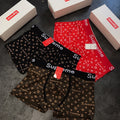 Louis Vuitton x Supreme Modal-cotton blend Visible Colour, Waistband And Emblem Details Men's Boxer Briefs - 3-Piece Box