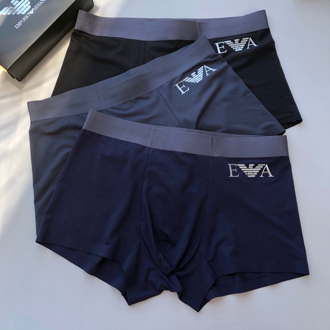 Emporio Armani Modal Men's Boxer Briefs - 3-Piece Box