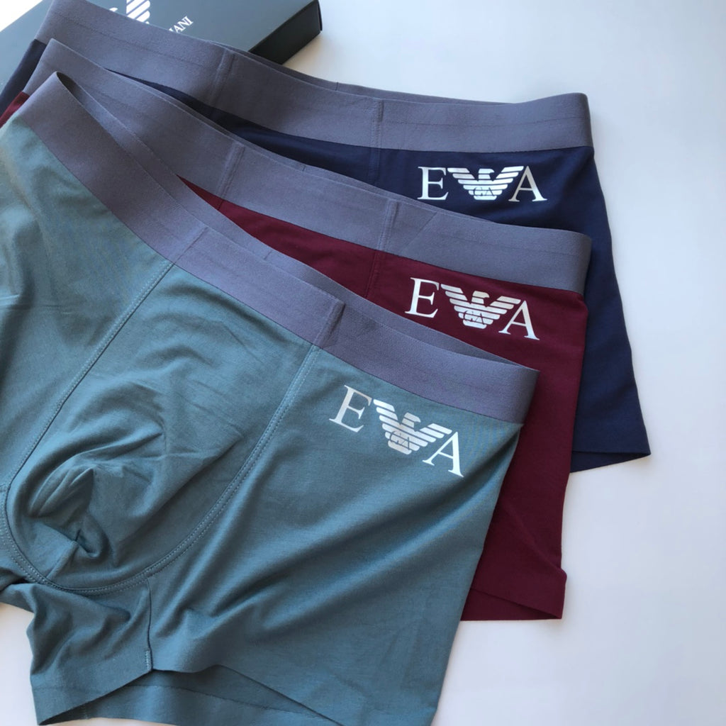 Armani Ea7 Details Men's Boxer Briefs - 3-Piece Box