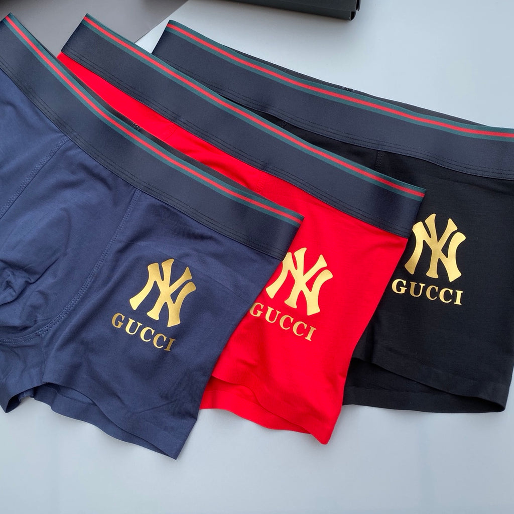 Gucci Modal Men's Boxer Briefs - 3-Piece Box