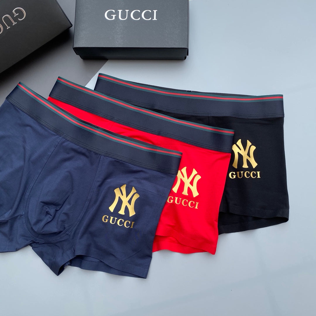 Gucci Modal Men's Boxer Briefs - 3-Piece Box