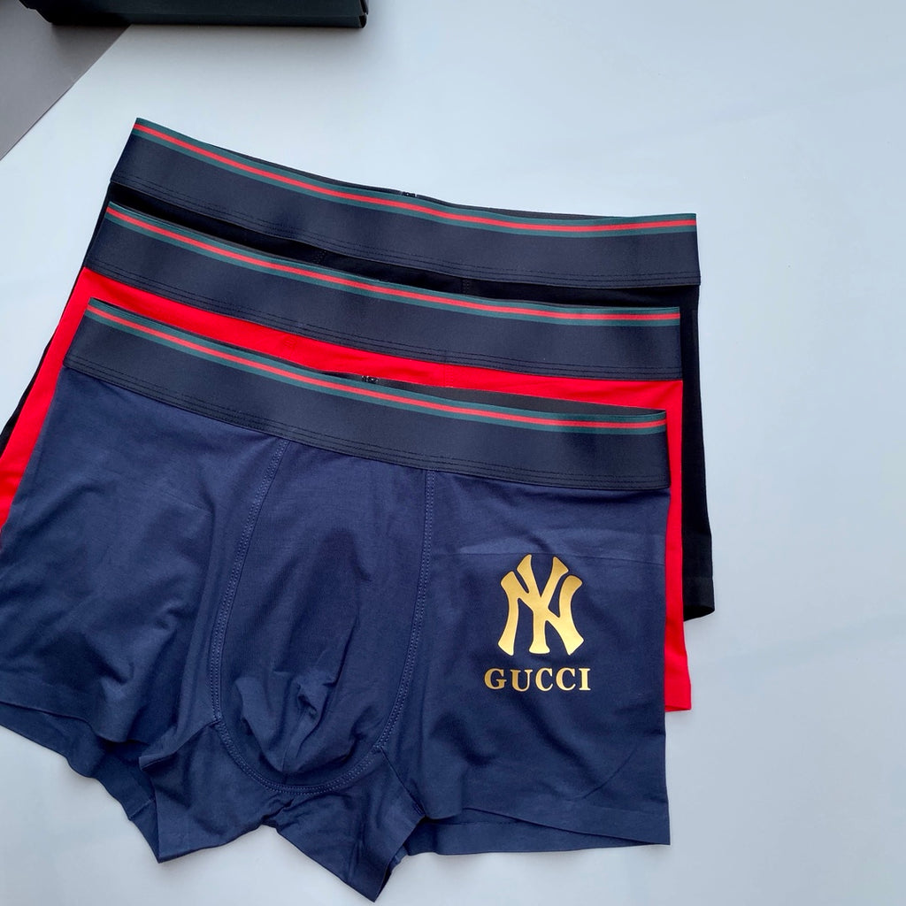 Gucci Modal Men's Boxer Briefs - 3-Piece Box