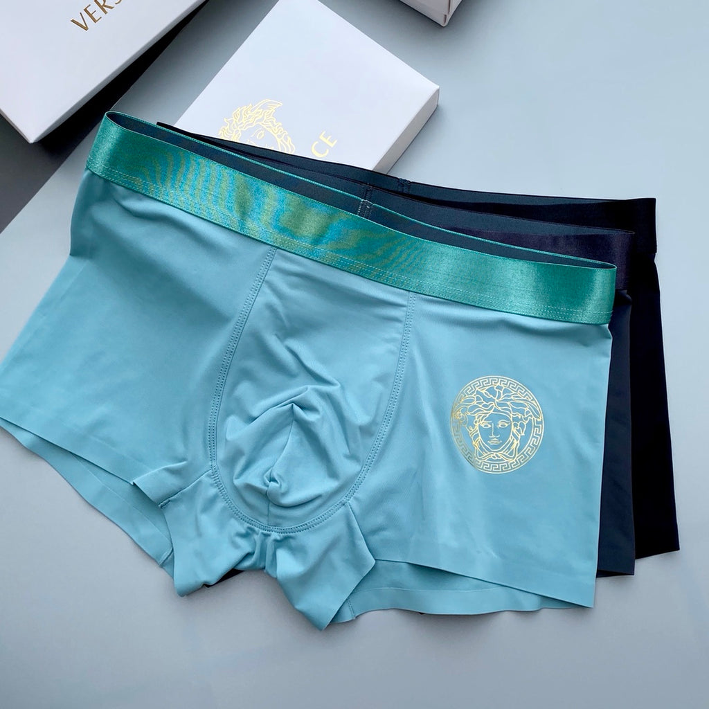 Versace Ice-Silk Men's Boxer Briefs - 3-Piece Box