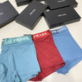 Prada Striped Waistband Men's Trunk Underwear - 3-Piece Box