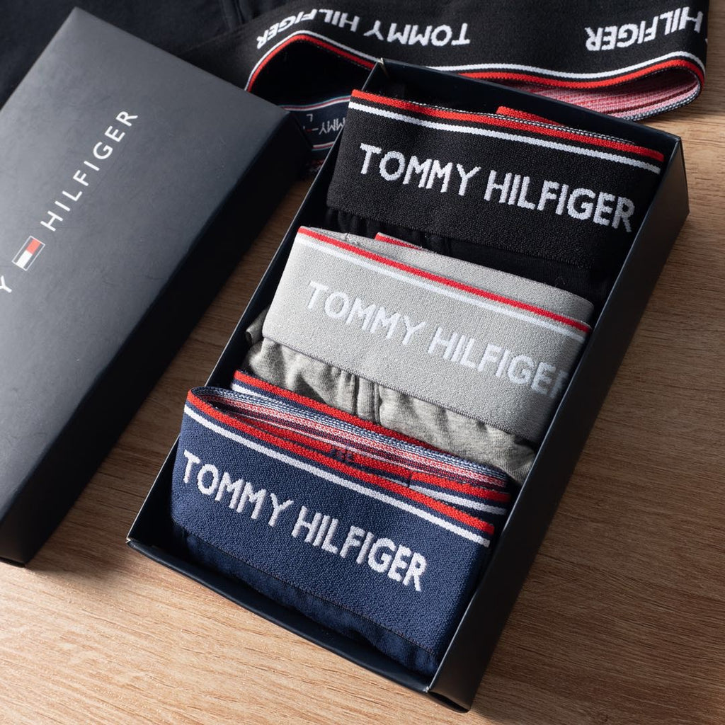 Tommy Hilfiger Cotton Men's Boxer Briefs - 3-Piece Box