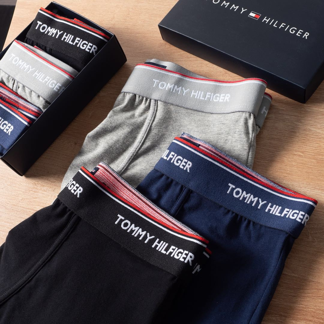 Tommy Hilfiger Cotton Men's Boxer Briefs - 3-Piece Box