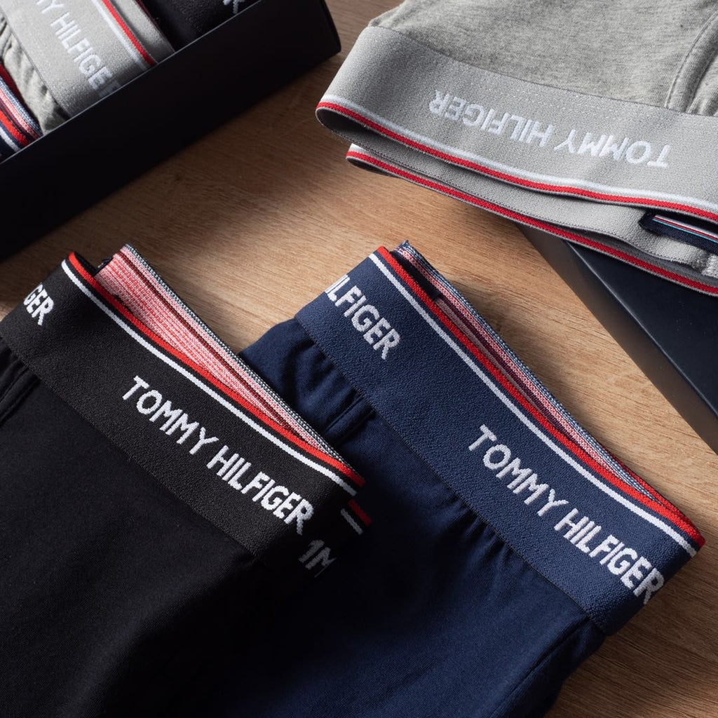 Tommy Hilfiger Combed Cotton Boxer Briefs - 3-Piece Box