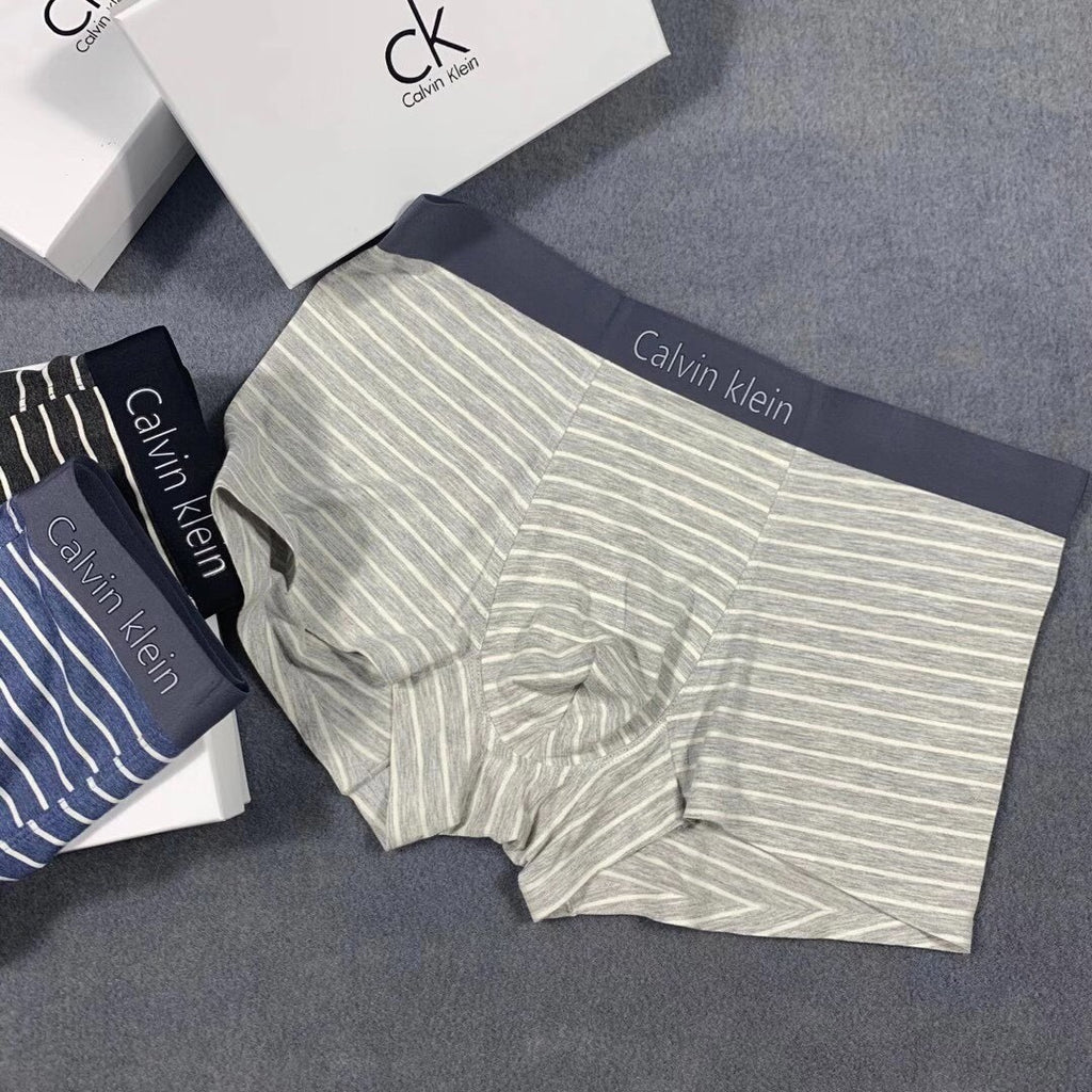 Calvin Klein Striped Boxer Briefs Collection Essentials