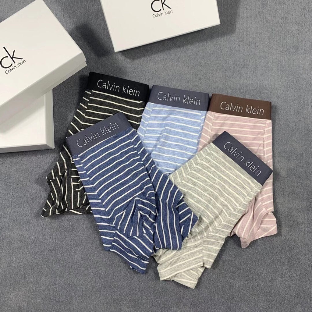 Calvin Klein Striped Boxer Briefs Collection Essentials