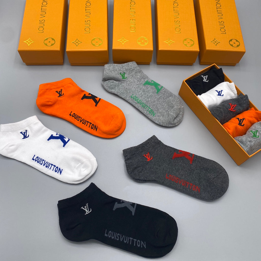 Unbranded No-Show Socks - 5-Pair Set