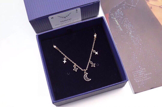 Star Collarbone Necklace in Rose-Gold-Tone main product view