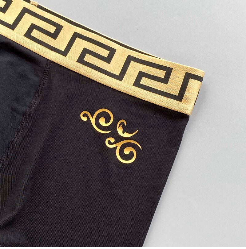 Versace 93/7 Modal-Spandex Men's Boxer Briefs - 3-Piece Box - Sizes L-XXXL