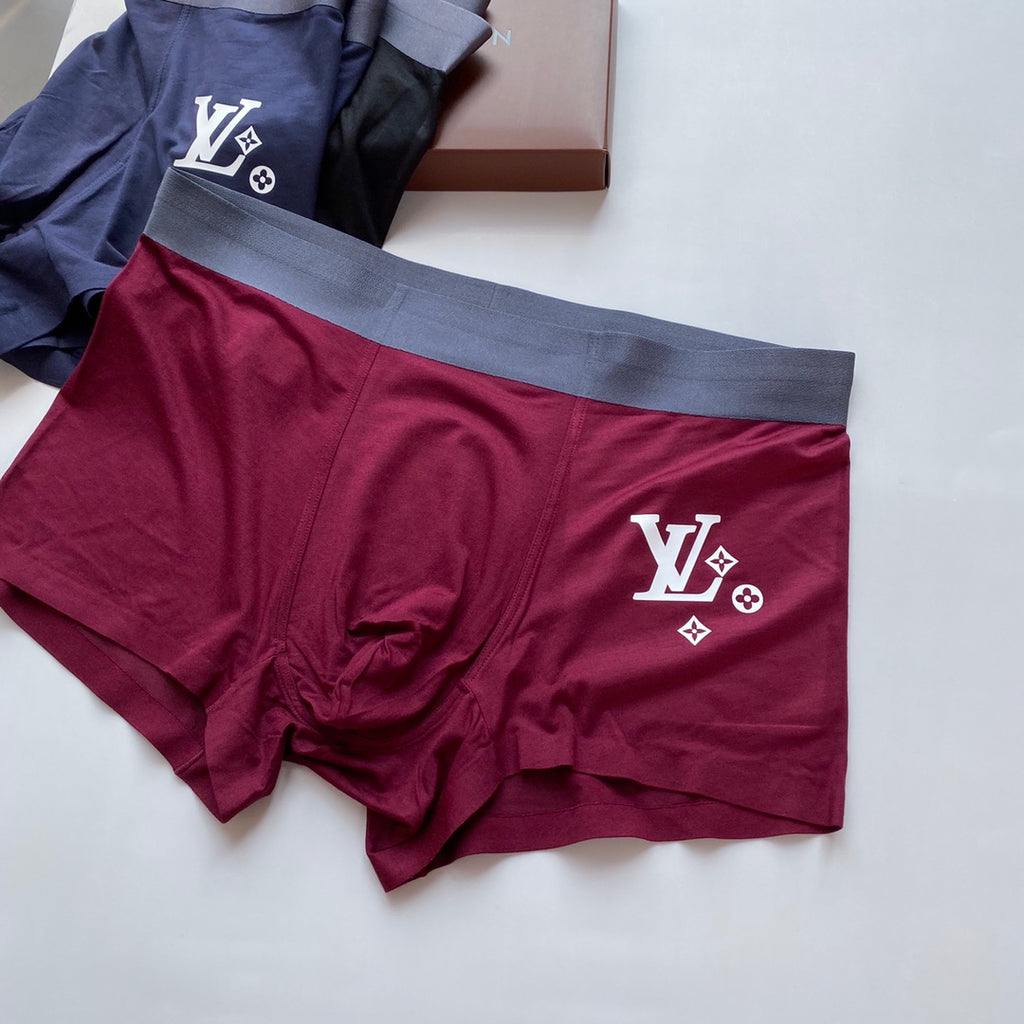 Louis Vuitton Small Initial Graphics Men's Boxer Briefs - 3-Piece Box