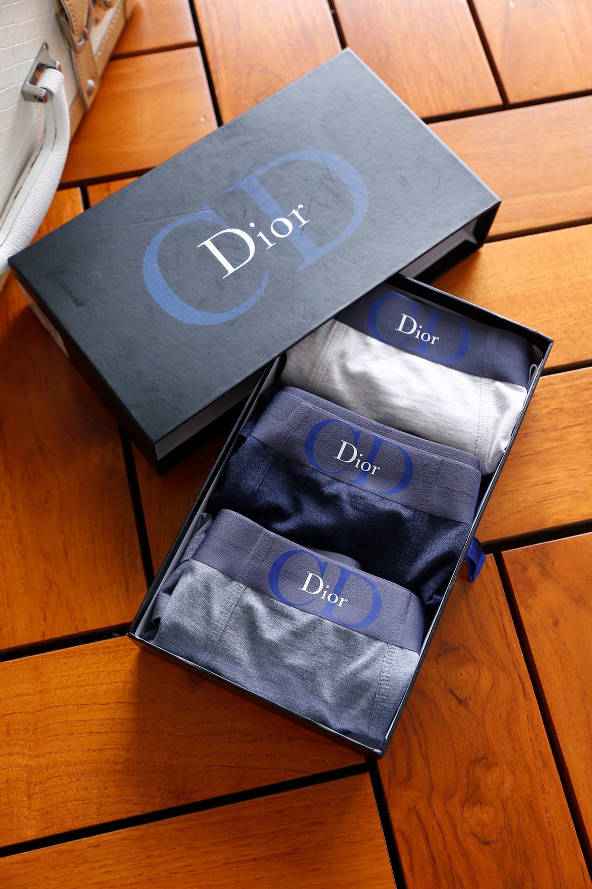 Dior Clean Tonal Waistbands Men's Boxer Briefs - 3-Piece Box