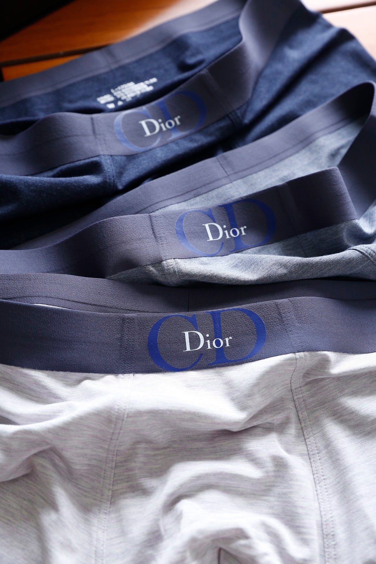 Dior Clean Tonal Waistbands Men's Boxer Briefs - 3-Piece Box