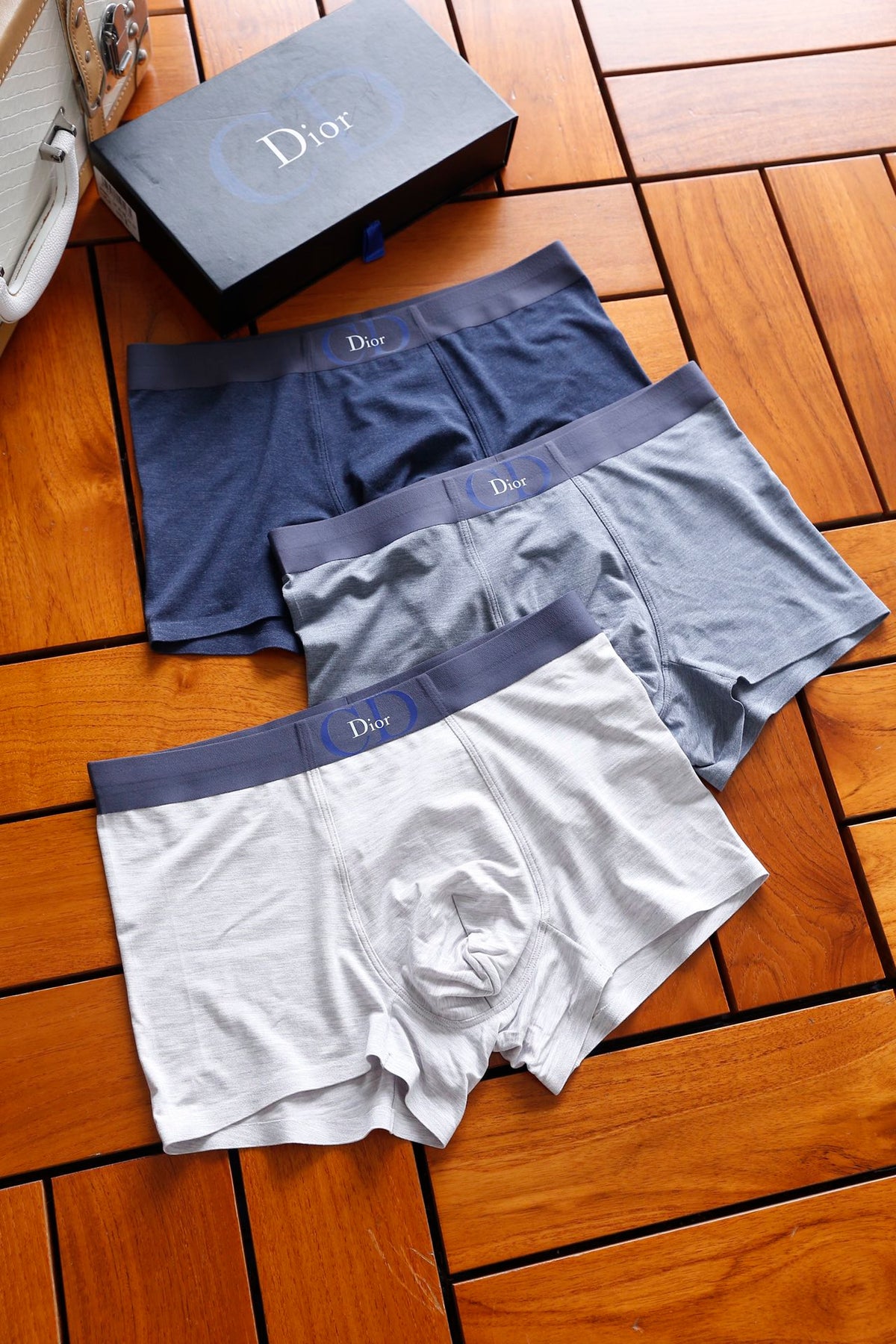 Dior Modal Men's Boxer Briefs - 3-Piece Box