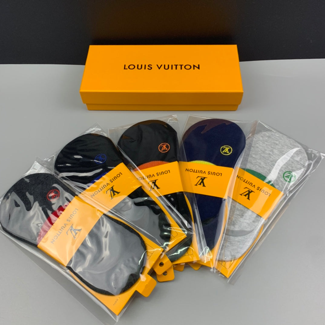 Louis Vuitton Cotton No-Show Socks
