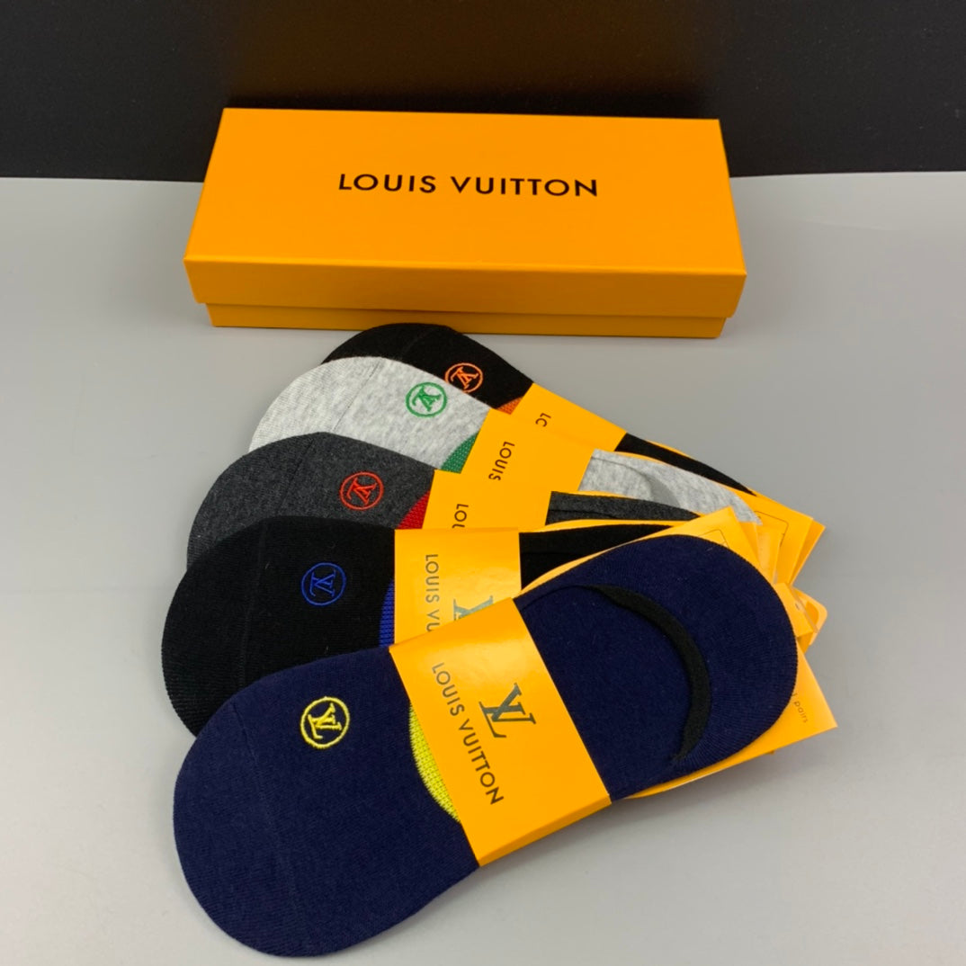 Louis Vuitton Cotton No-Show Socks