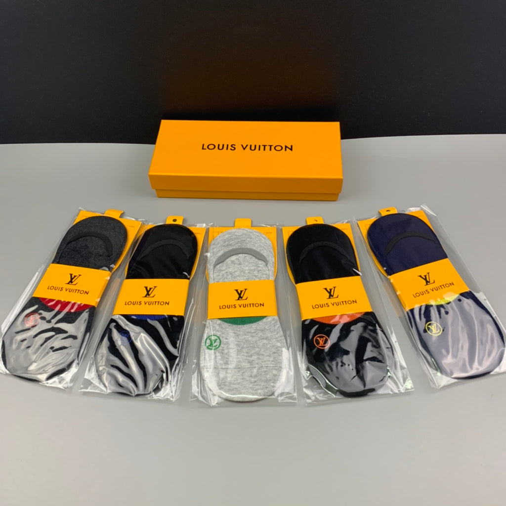 Louis Vuitton Cotton No-Show Socks
