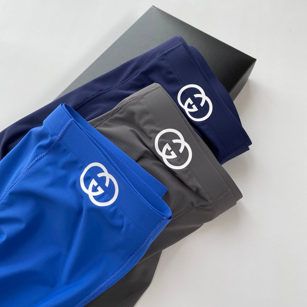 Gucci Small Interlocking-Logo Details Men's Boxer Briefs - 3-Piece Box