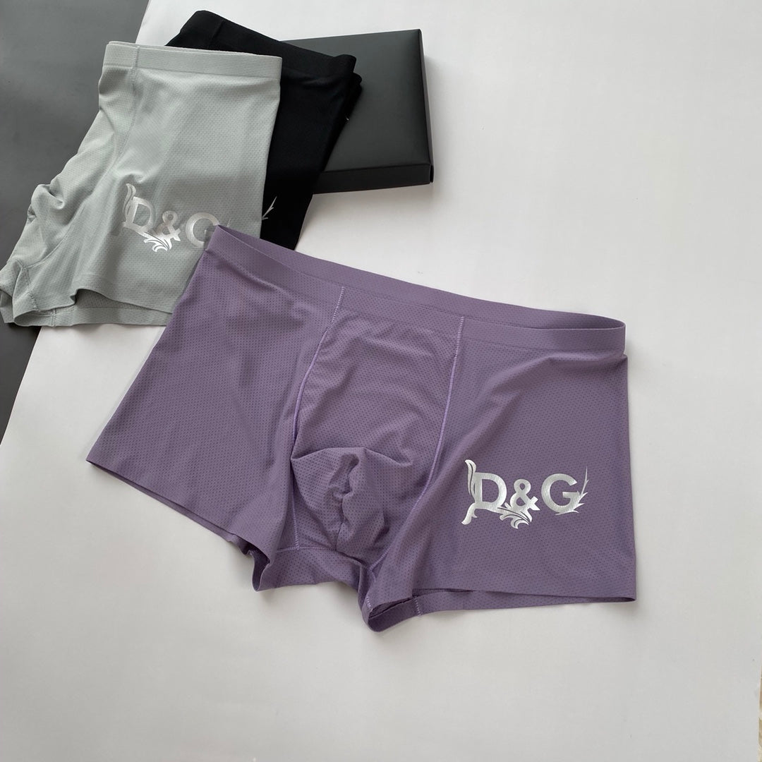 Dolce & Gabbana Milk-Silk Men's Boxer Briefs - 3-Piece Box - Sizes L-XXXL