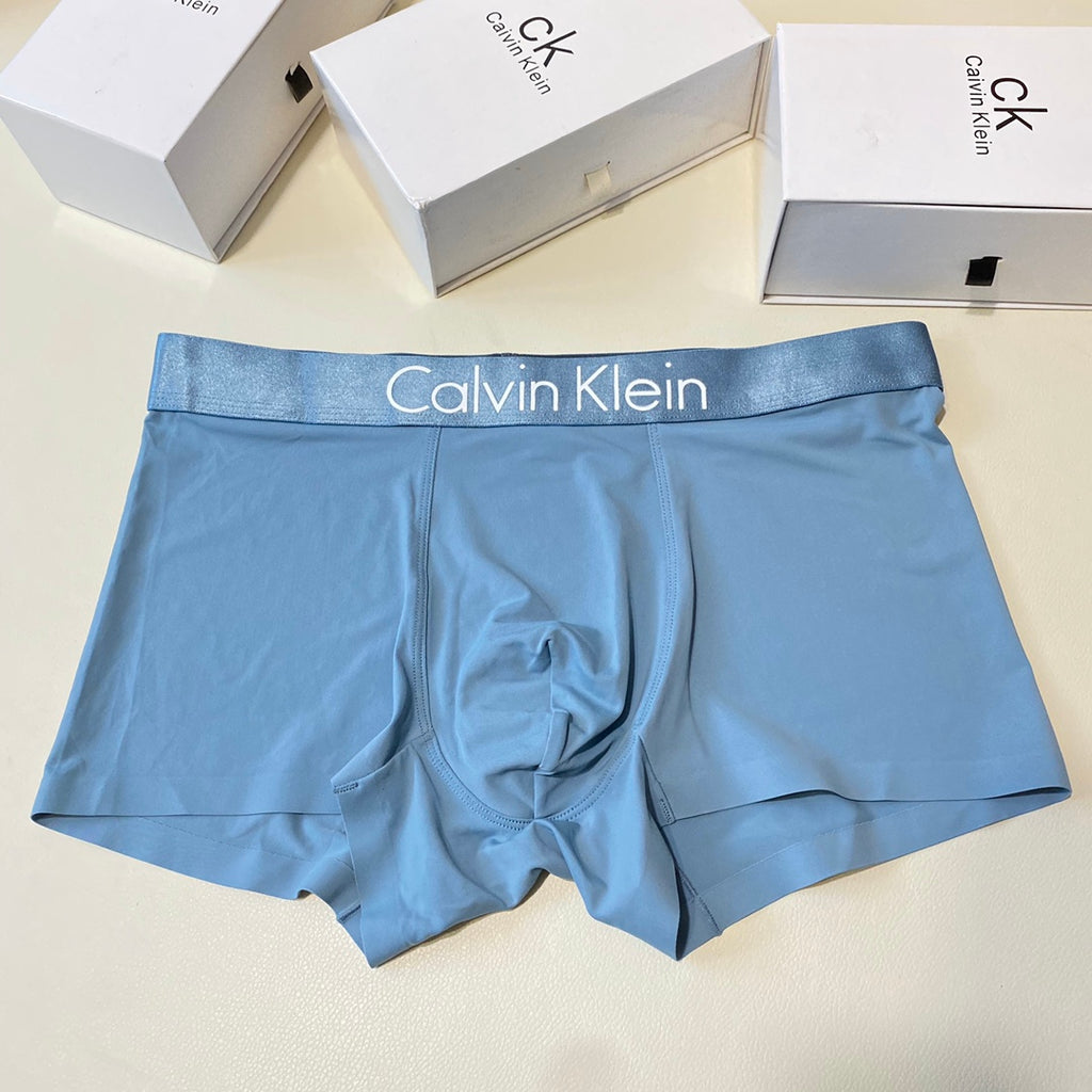 Calvin Klein Visible Waistband, Colour And Emblem Details Men's Boxer Briefs - 3-Piece Box