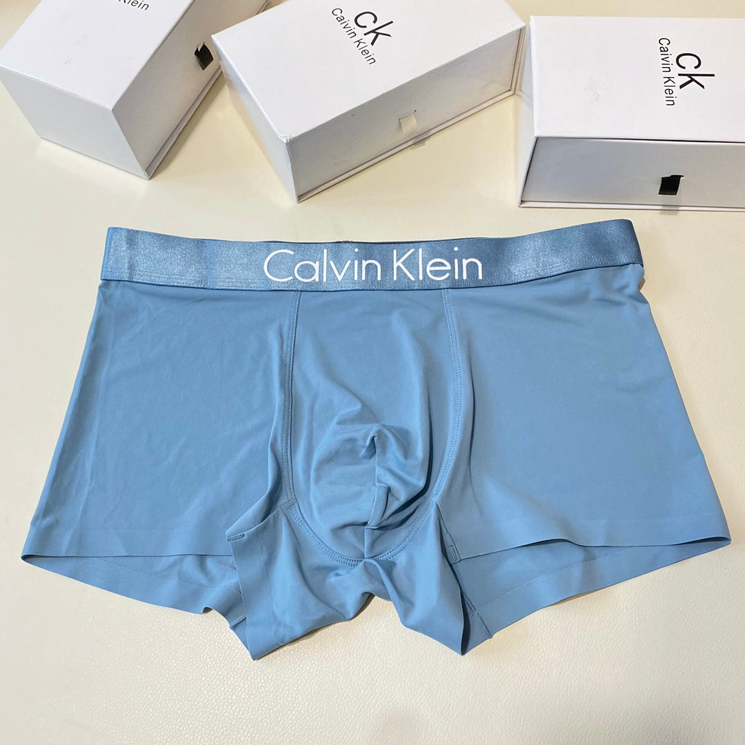 Calvin Klein Broad Logo Waistbands Men's Boxer Briefs - 3-Piece Box