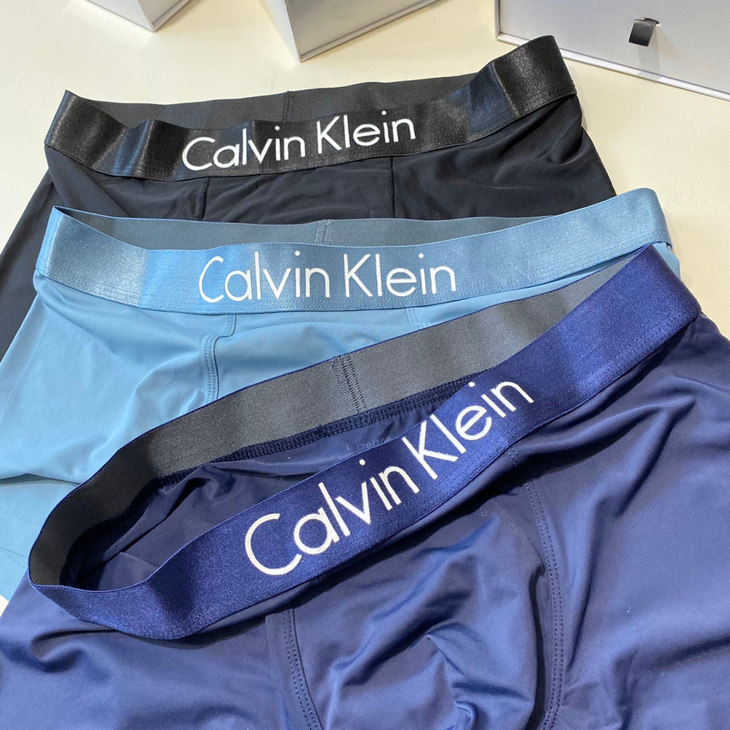 Calvin Klein Broad Logo Waistbands Men's Boxer Briefs