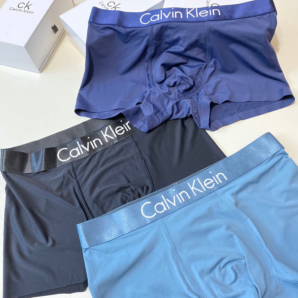 Calvin Klein Broad Logo Waistbands Men's Boxer Briefs