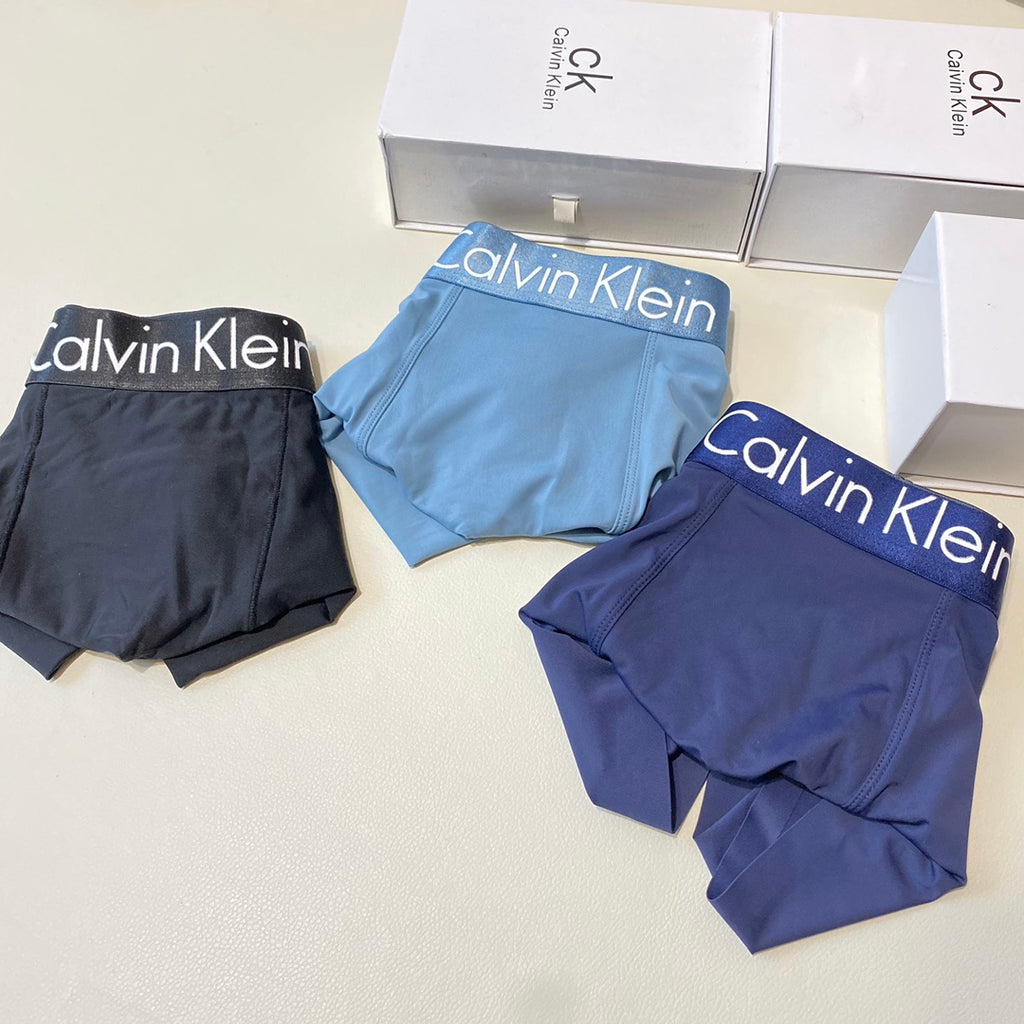 Calvin Klein Broad Logo Waistbands Men's Boxer Briefs