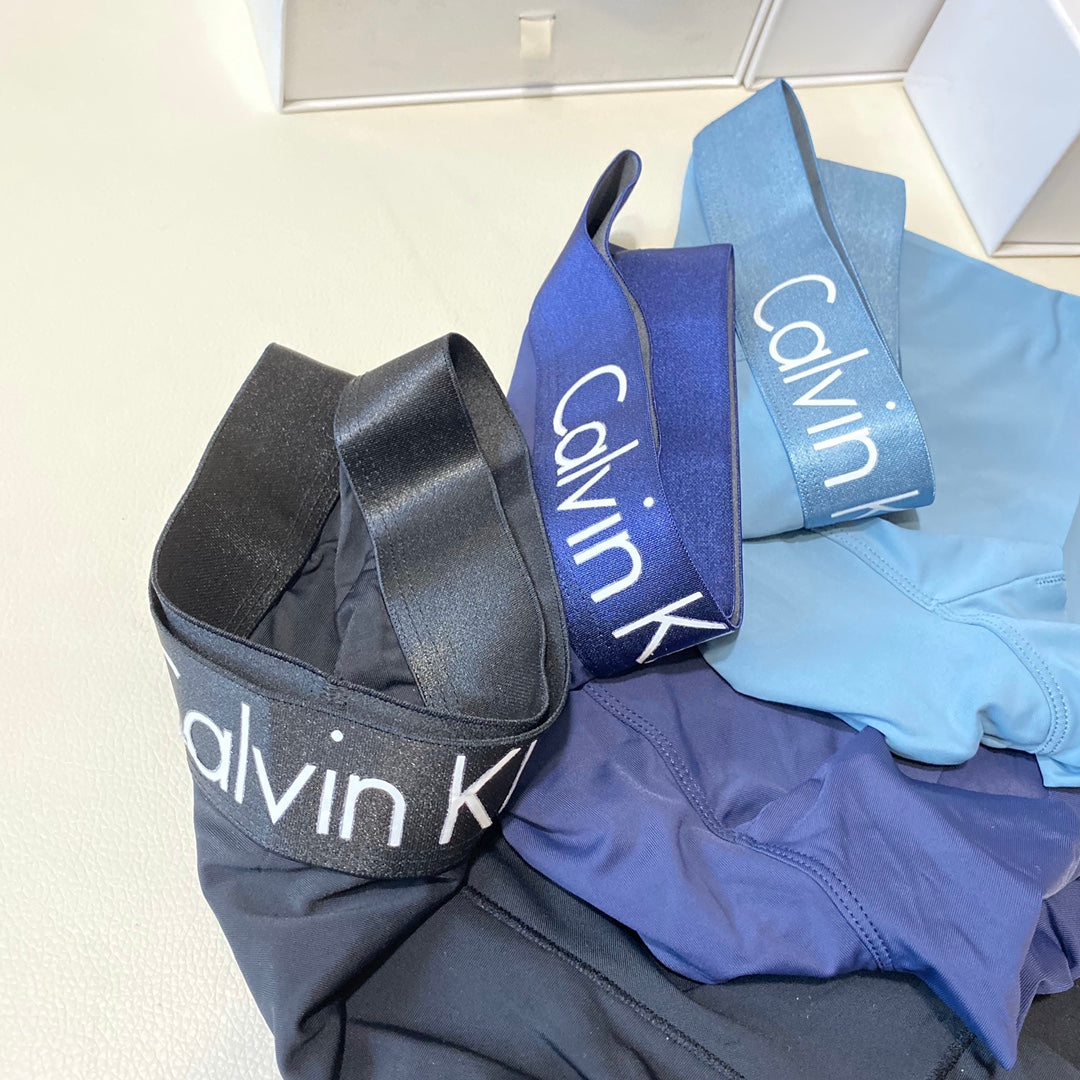 Calvin Klein Broad Logo Waistbands Men's Boxer Briefs