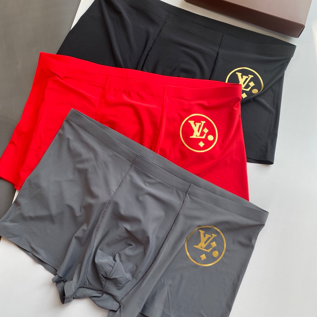 Louis Vuitton Milk-Silk Men's Boxer Briefs - 3-Piece Box