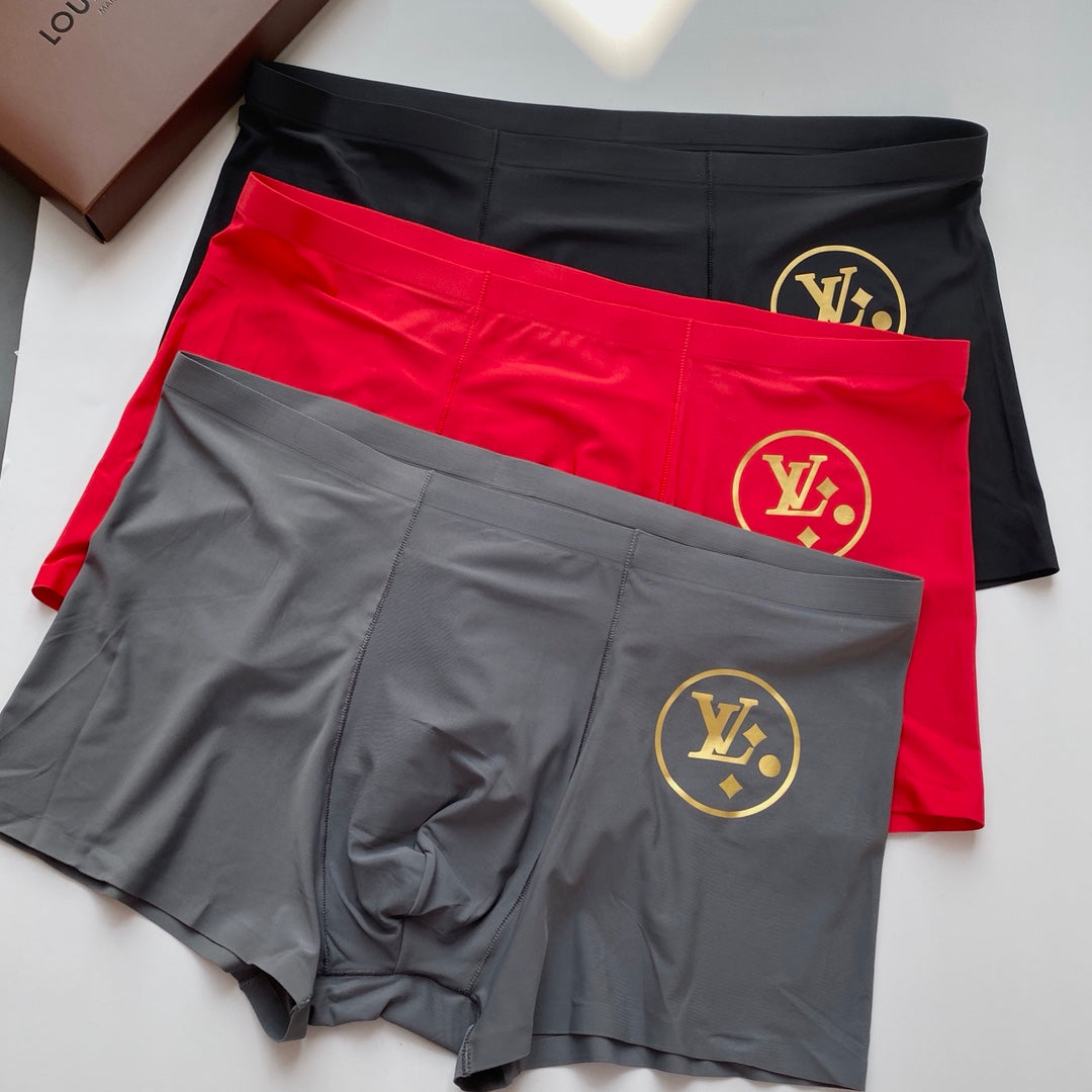 Louis Vuitton Milk-Silk Men's Boxer Briefs - 3-Piece Box
