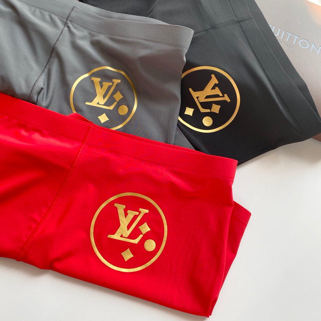 Louis Vuitton Milk-Silk Men's Boxer Briefs - 3-Piece Box
