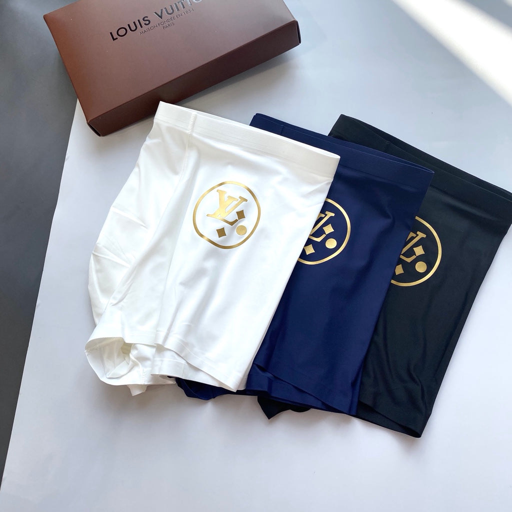 Louis Vuitton Milk-Silk Men's Boxer Briefs - 3-Piece Box