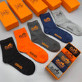 Hermes Crew Socks - 5-Pair Pack
