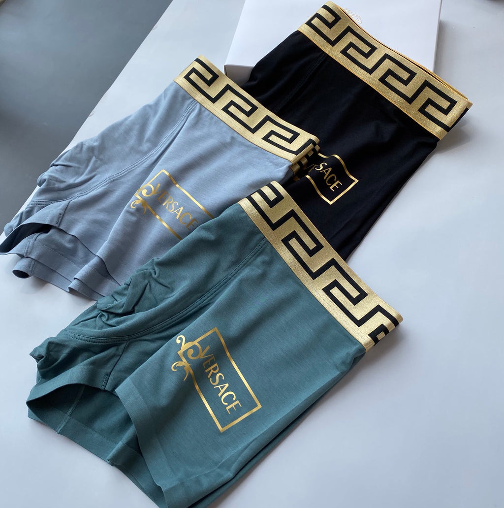 Versace Modal Men's Boxer Briefs - 3-Piece Box