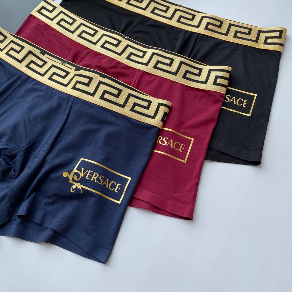 Versace Modal Men's Boxer Briefs - 3-Piece Box