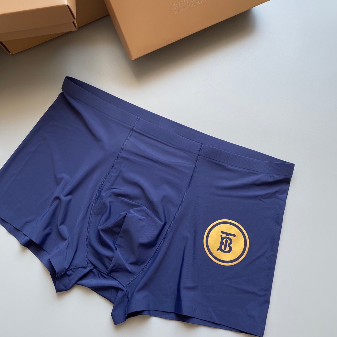 Burberry Round Crest Patches Men's Boxer Briefs - 3-Piece Box