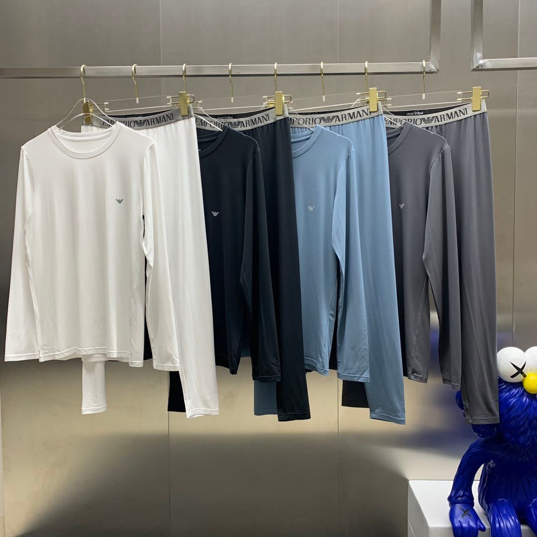 Emporio Armani Men's Thermal Underwear Set - Top & Pants