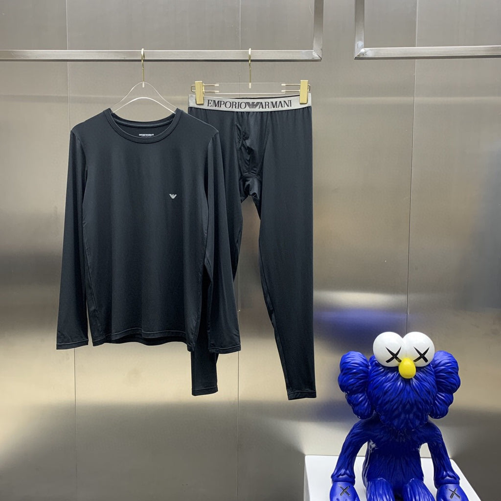 Emporio Armani Men's Thermal Underwear Set - Top & Pants